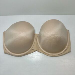 Spanx Pillow Cup Nude Cream Strapless Bra 36DD
